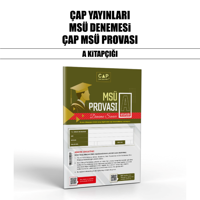 ÇAP YAYIN MSÜ PROVASI SNV A - 25-26